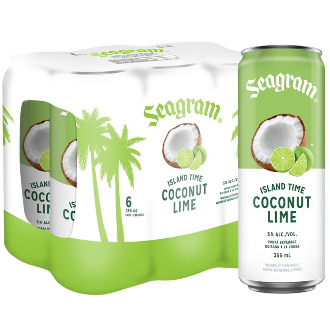 Seagram Island Time Coconut Lime (CNW Group/Waterloo Brewing Ltd.)