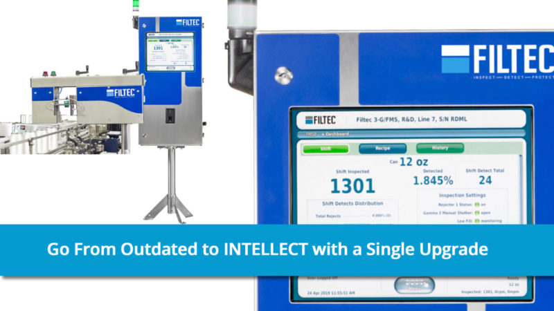 From now until April 30, 2022, upgrade your legacy FILTEC systems with a compact INTELLECT platform. System includes a touch-screen, 19" interface and ability to add new inspection modules from a single point on your line.