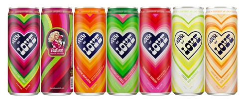 World of Wonder and RuPaul launch "House of Love" collection of premium canned cocktails and mocktails.