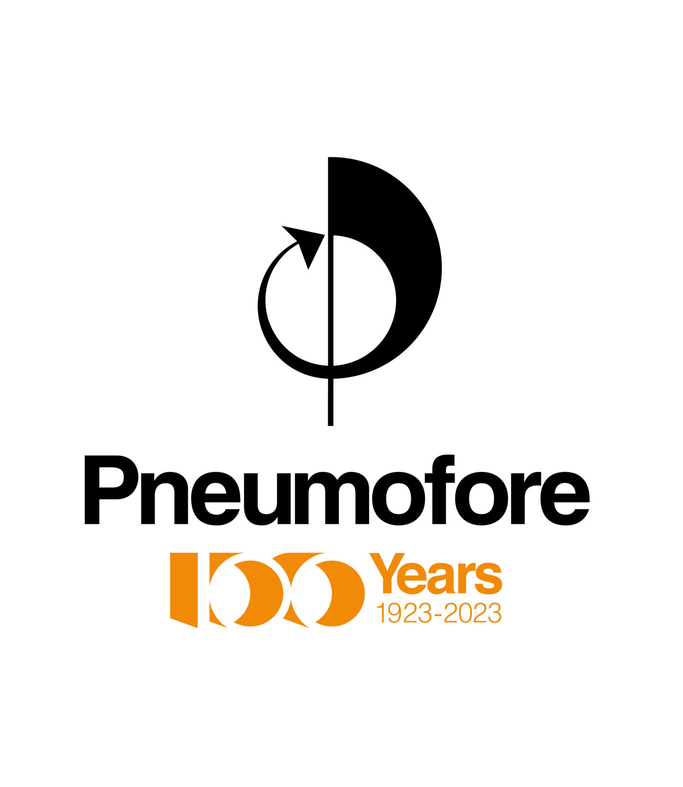Pneumofore Logo 100 Years Anniversary - Vertical (1)