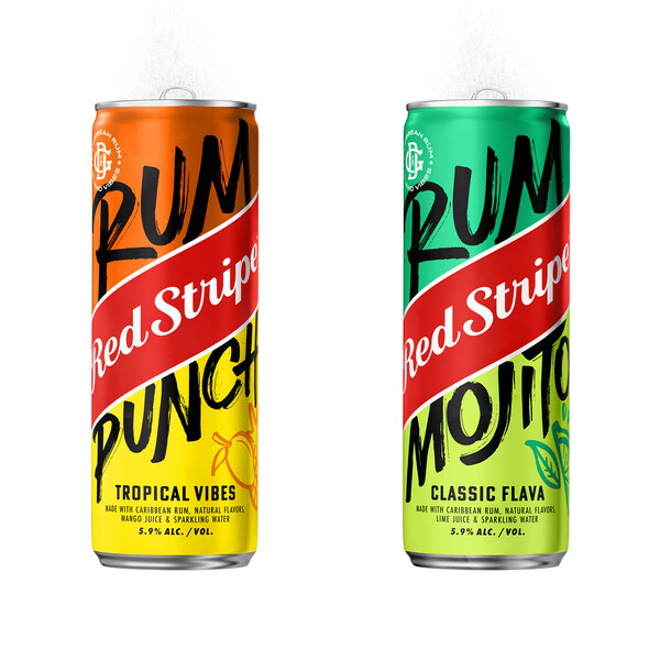 Red Stripe® Rum Punch and Red Stripe® Rum Mojito.