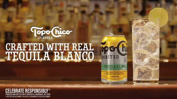 Topo Chico Spirited Tequila and Lime Crafted with Real Tequila Blanco