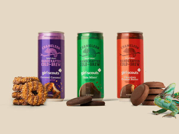 Chameleon Announces Girl Scout Cookie™ Inspired Cold-Brew Coffee Flavors