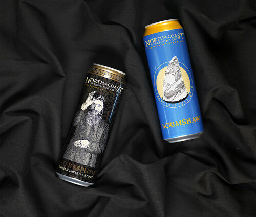 Announcing Old Rasputin and Scrimshaw in a 19.2 can.