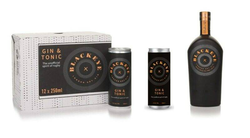 Blackeye Gin new ready to drink cans and bottle.