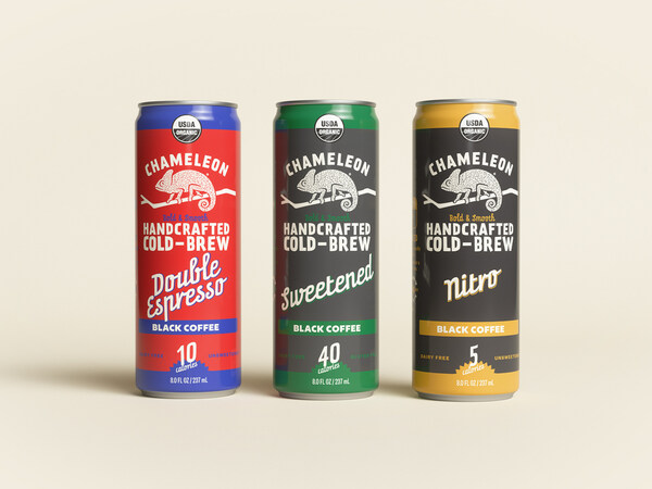 Chameleon Cold-Brew 8 oz. Ready-to-Drink Cans Coming Soon